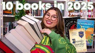 10 books i want to read in 2025  fantasy, romance, literary fiction, classics, and more!