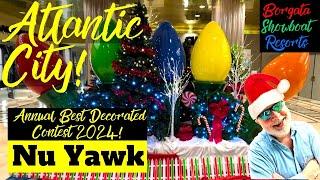 🟡 Atlantic City | Holiday Decoration Contest #1 2024! Borgata, Showboat & Resorts! More To Follow!