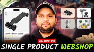 [Free] Make Money Online with Single Product Web Shop Using WordPress | Step by Step Tutorial