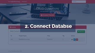 2.  Connect to Database (CRUD Operations in PHP and MySQL using PDO)