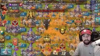 Lords Mobile BIGGEST RALLY ATTACK IN LORDS MOBILE!!!!! KINGDOM 33 IS RUTHLESS!!!!