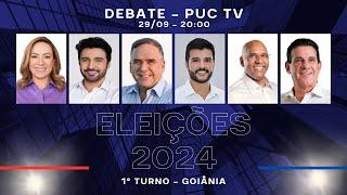 DEBATE PUC TV GOIÁS | PREFEITURA DE GOIÂNIA | 1º TURNO | ELEIÇÕES 2024