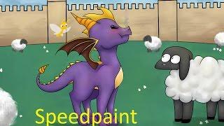 Spyro The Dragon [Fanart Speedpaint]