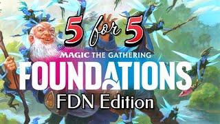 5 Decks for $5 Each: Mtg Foundations Edition | Magic: the Gathering