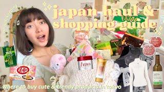 japan haul + shopping guidetrendy stores and viral products for clothes, beauty, food, etc.