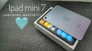 iPad mini 7 unboxing and gaming test-aesthetics