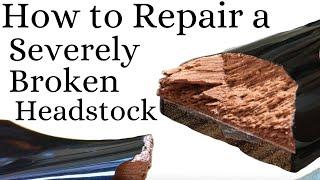 How to Repair a Broken Headstock   Beau Hannam Guitars and Ukuleles