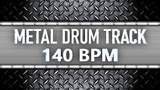 Modern Rock / Metal Drum Track 140 BPM [HQ]