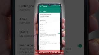  Hide WhatsApp Last Seen & Online Status 
