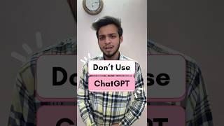 Watch this before using CHAT GPT‼️️