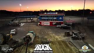 Rockingham Dragway getting its new surface done!