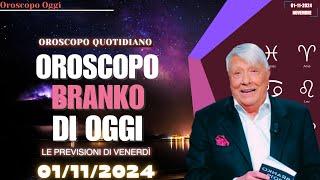 Oroscopo Branko 1 Novembre 2024: Cosa Ti Riserva il Destino?