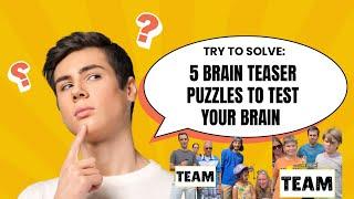  Only 15% Of People Can Solve All 5 Puzzles..