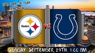 Pittsburgh Steelers vs. Indianapolis Colts LIVE Play by Play