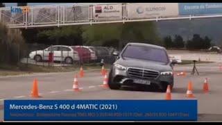 Mercedes S 400cdi AMG  vs Lexus LS 500 moose test