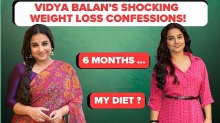 Vidya Balan Weight loss Transformation November 2024 - Review on Galatta India Interview