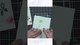 How to Make 2 BEAUTIFUL Layered Die-Cut Flower Cards #altenew #cardmaking #papercrafting #shorts