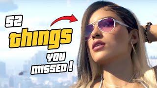 GTA 6 - 52 THINGS YOU MISSED IN THE TRAILER! (Trailer Breakdown)