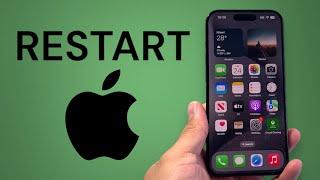 How To Restart iPhone 15