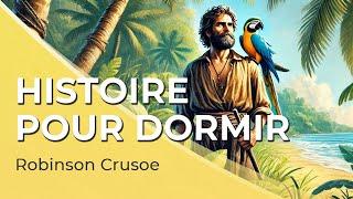 Livre audio pour dormir | Robinson Crusoe (abrégé et adapté)️| 3h | Voix homme