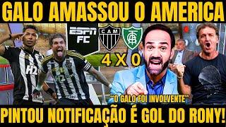 POS JOGO ATLETICO MG 4X0 AMERICA MG / GALO AMASSOU E SEGUE RUMO AO HEXA NOTICIAS DO ATLETICO MG HOJE