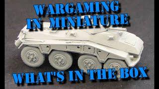 Wargaming in Miniature  What's in the Box  Old Glory 15mm WW2 SdKfz 234 Scout Cars