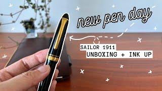 New Pen Day: Sailor 1911S + Inking Up