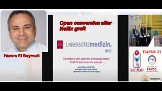 Vascular online training PAVSS 2023 conversion to open repari after Nellix prosthesis