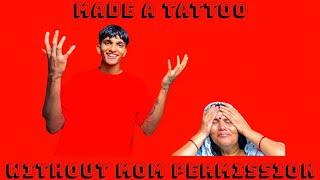 Got a TATTOO || WITHOUT MOM PERMISSION  || PRATHAM SHETTY ||