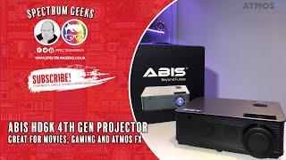 ABIS HD6K 4th Gen Projector - Great for Atmos FX, Movies and Gaming