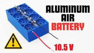 How To Make an Aluminium Air Battery | Experiment for Free Power This Winter!