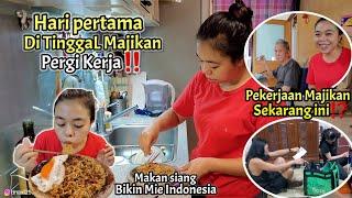 HARI PERTAMA DiTinggal Majikan Kerja ⁉️ Masak Indomie Sedap