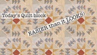 Making a difficult quilt block EASY! | dizzy geese | sew along with me