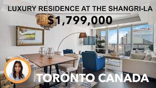 Shangri-La Hotel Residences in Toronto. 180 University Avenue Suite #4808 For Sale