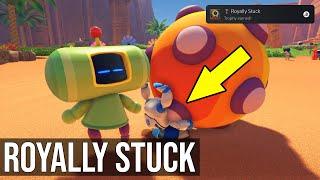 Astro Bot - Royally Stuck Trophy (Got A Little Too Close To A Sticky Sphere In Crash Site)