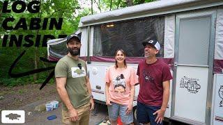 Adventures in Pop Ups LOG CABIN Pop Up Camper RENOVATION!