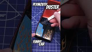 Revell Plymouth Duster Funny Car! decals done! #revell #adhoccars #scalemodel