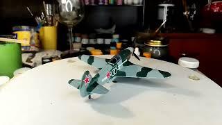 Монстр из коробки 1:72. Як-3 от Hobby Boss.