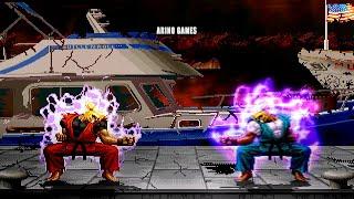 DRAGON KEN VS EVIL DRAGON KEN! EPIC SUPER FIGHT ARINO GAMES!