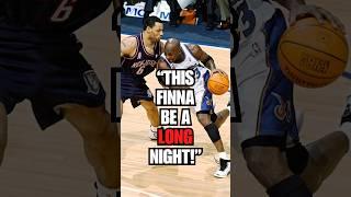 Kenyon Martin tells a Michael Jordan TRASH TALK story of the night MJ DROPPED 45 pts!  #shorts