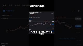 5월 cony 배당금
