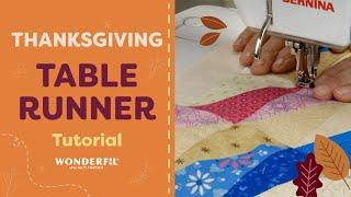 Scrap Buster Thanksgiving Table Runner 