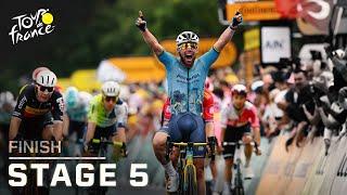 Mark Cavendish wins record-breaking 35th stage in Tour de France Stage 5 | Cycling on NBC Sports