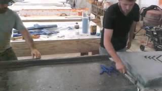 Outdoor Concrete Counter tops by Nelson Construction and Renovations