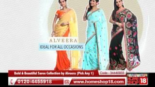 Homeshop18.com - Bold & Beautiful Saree Collection by Alveera