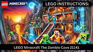  LEGO INSTRUCTIONS LEGO Minecraft The Zombie Cave 21141 – Action-Packed for Gamers & Builders! 