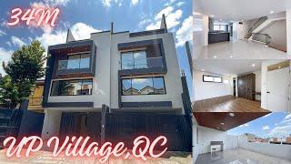 Stylish Modern Townhouse For Sale in UP Village, Quezon City