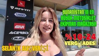 SELANİK'E EKİPMAN ALMAYA GİDİYORUM! HORNET750 UZUN YOLA HAZIR! //MOTOMARKET TURU