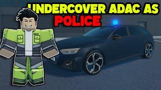 Undercover Cop DIGUISED As ADAC Worker In Roblox Emergency Hamburg