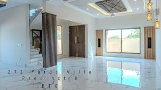 Brand new 272 yards villa in Precinct 8 Bahria Town Karachi, Pakistan.